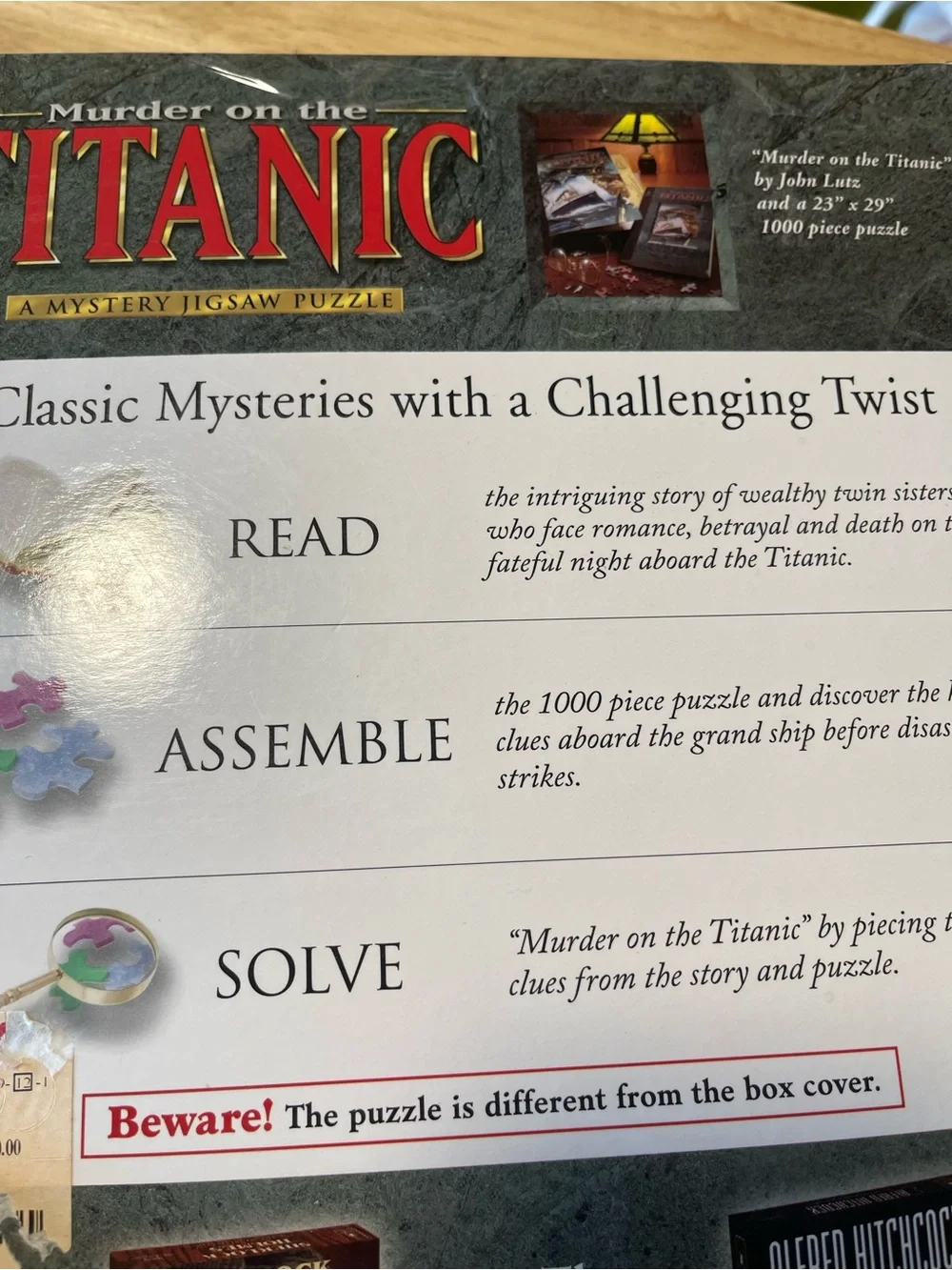 BePuzzled Murder on the Titanic Mystery Jigsaw Puzzle 1000 Piece 33101